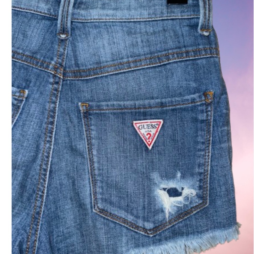 GUESS Women's Blue Denim Shorts